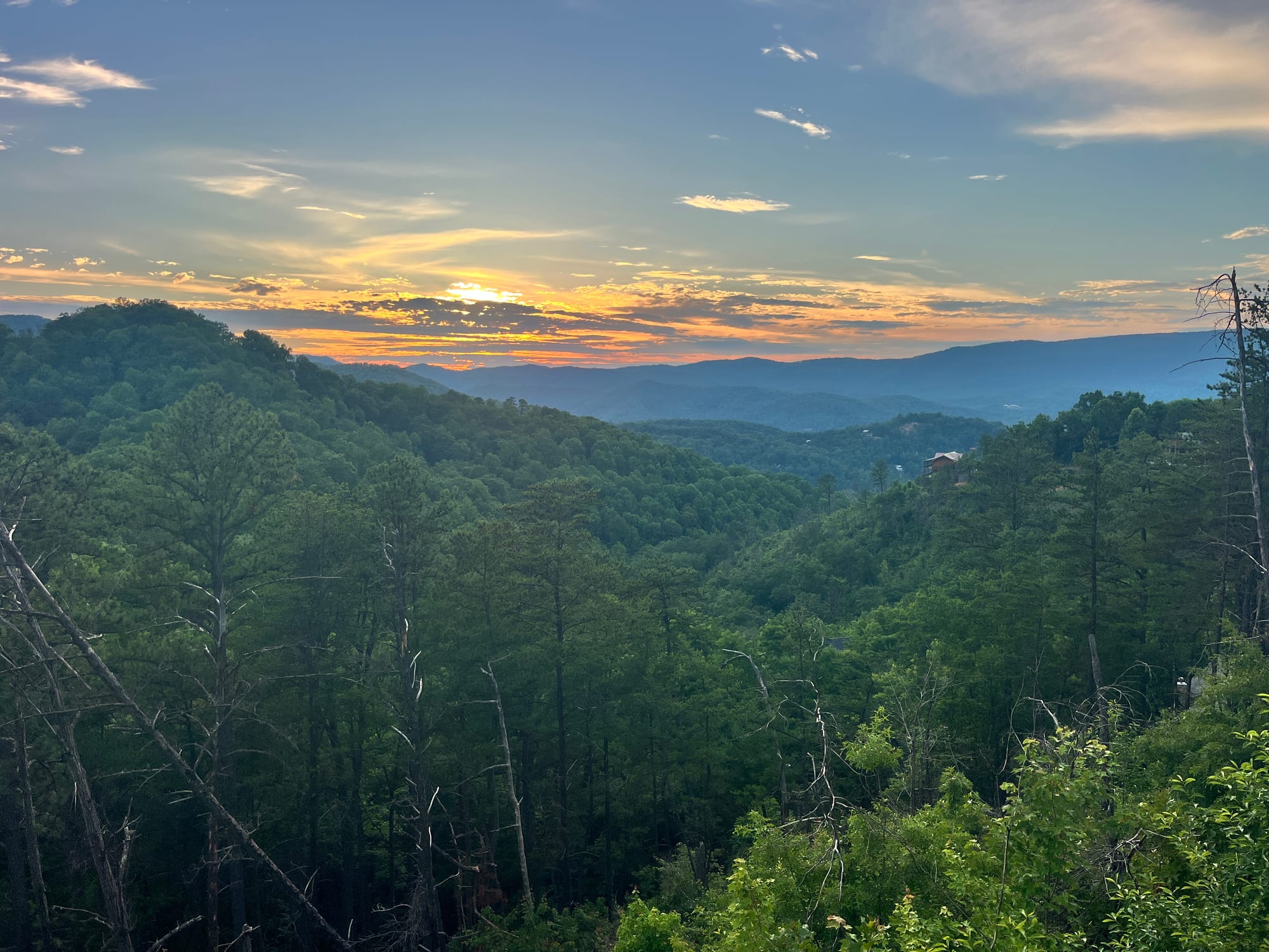 Sunset Over the Smokies
